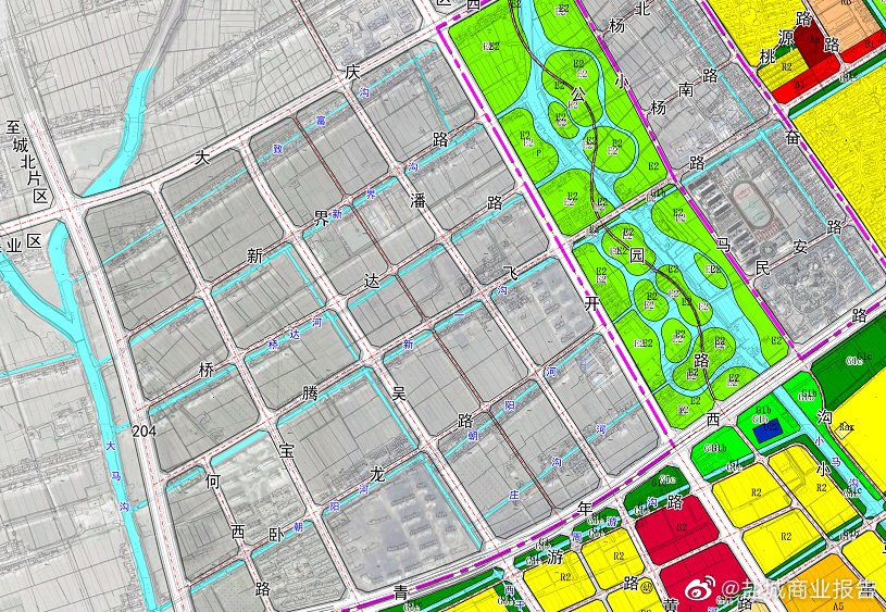 城西路网最新规划图发布,盐龙体育公园将于9月建成开放  来源盐城商业